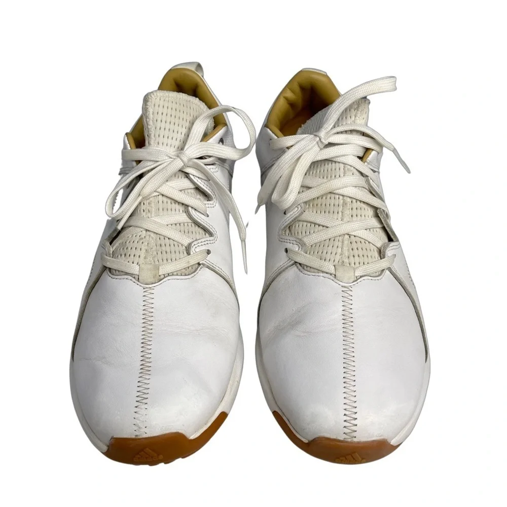 Adidas Men's Adicross Ppf Golf Shoe White Leather Size 12
